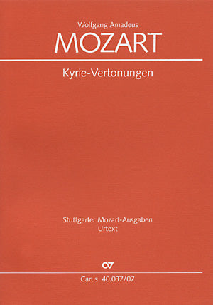 Mozart: Kyrie in D Minor, K. 341 (368a)