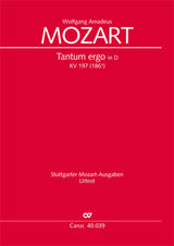 Mozart: Tantum ergo in D Major, K. 197 (186e)