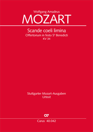 Mozart: Scande coeli limina, K. 34