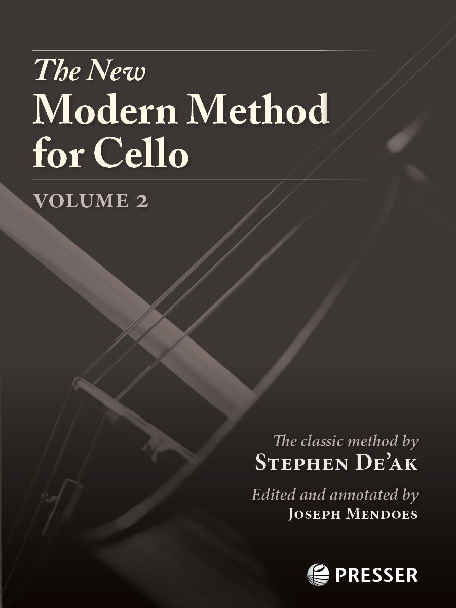 De'ak: The New Modern Method for Cello - Volume 2