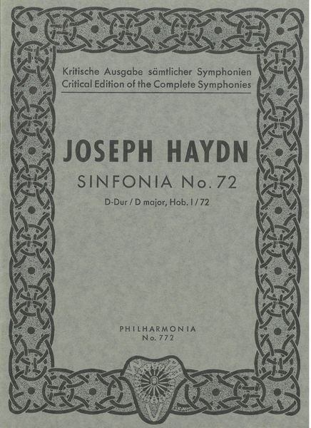 Haydn: Symphony in D Major, Hob. I:72