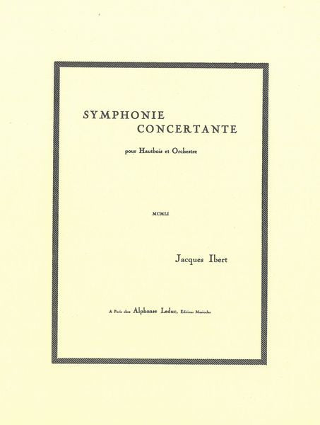 Ibert: Sinfonie Concertante