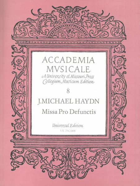 M. Haydn: Missa Pro Defunctis in C Minor, MH 559