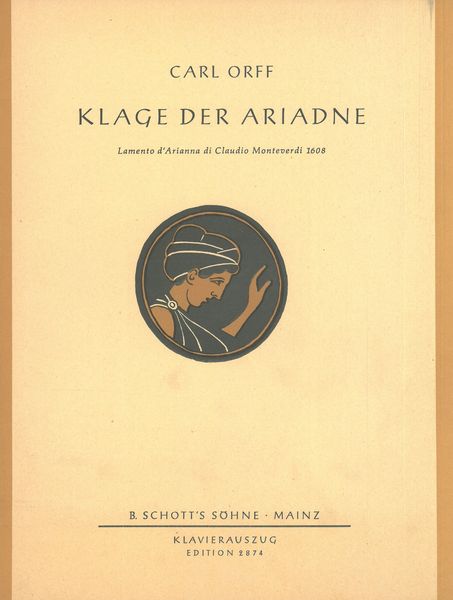 Orff: Klage der Ariadne