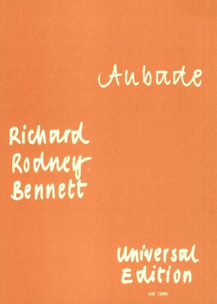 Bennett: Aubade