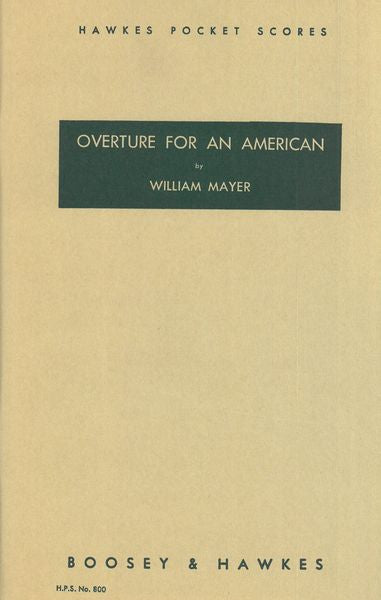 Mayer: Overture for an American