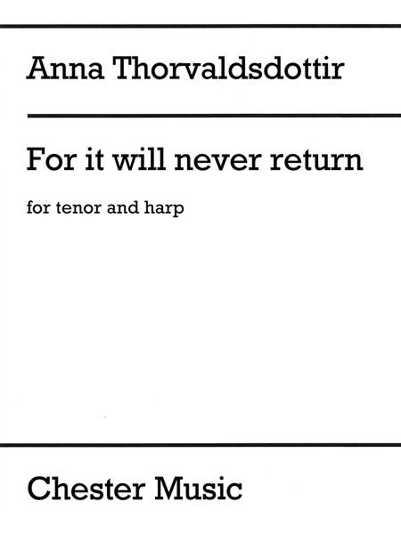 Thorvaldsdottir: For It Will Never Return