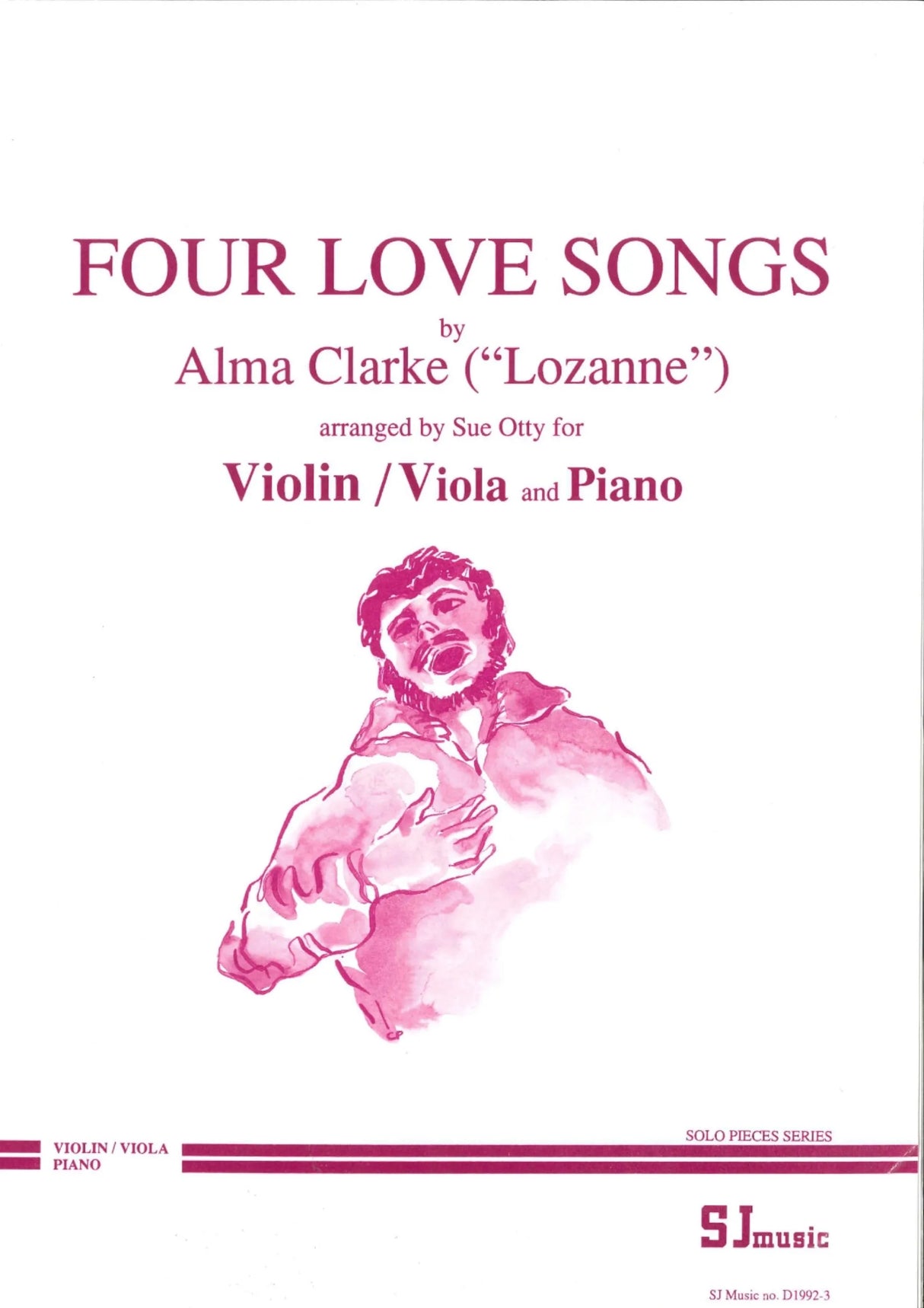 Clarke: 4 Love Songs (arr. for violin/viola & piano)