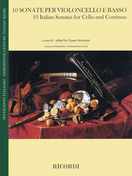 10 Italian Sonatas for Cello and continuo