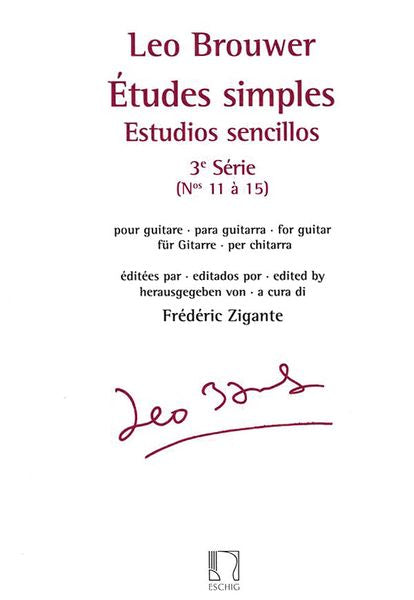 Brouwer: Estudios sencillos – Nos. 11-15