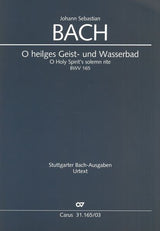 Bach: O heilges Geist- and Wasserbad, BWV 165