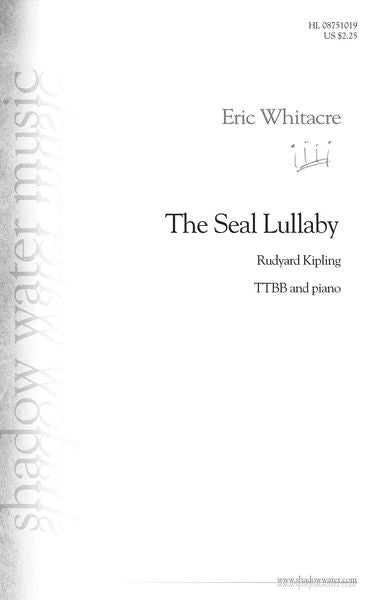 Whitacre: The Seal Lullaby for TTBB & Piano