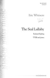 Whitacre: The Seal Lullaby for TTBB & Piano