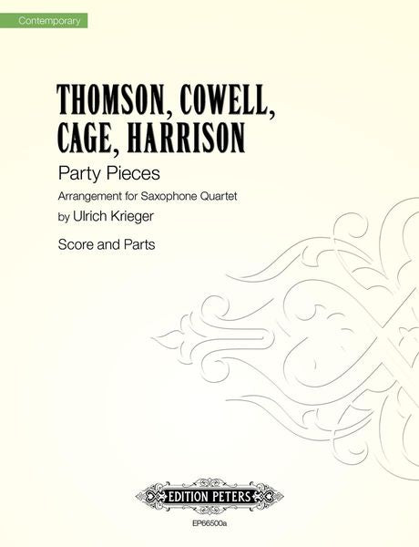 Party Pieces (arr. for sax quartet)