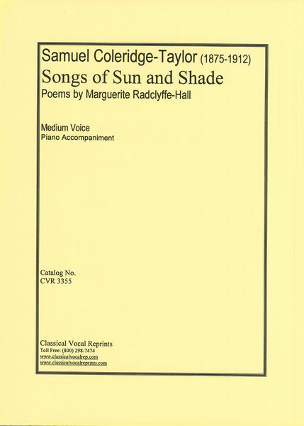 Coleridge-Taylor: Songs of Sun and Shade