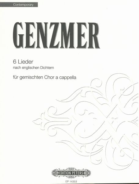 Genzmer: 6 Lieder nach englischen Dichtern, GeWV 41