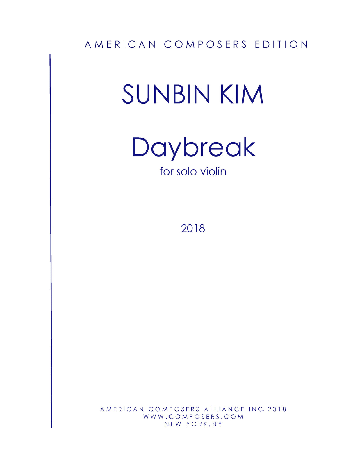 S.C. Kim: Daybreak