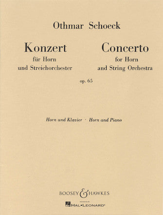 Schoeck: Horn Concerto, Op. 65