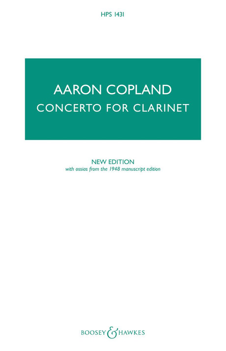 Copland: Clarinet Concerto