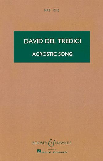 Tredici: Acrostic Song