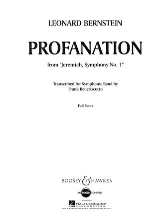 Bernstein: Profanation (transc. for symphonic band)