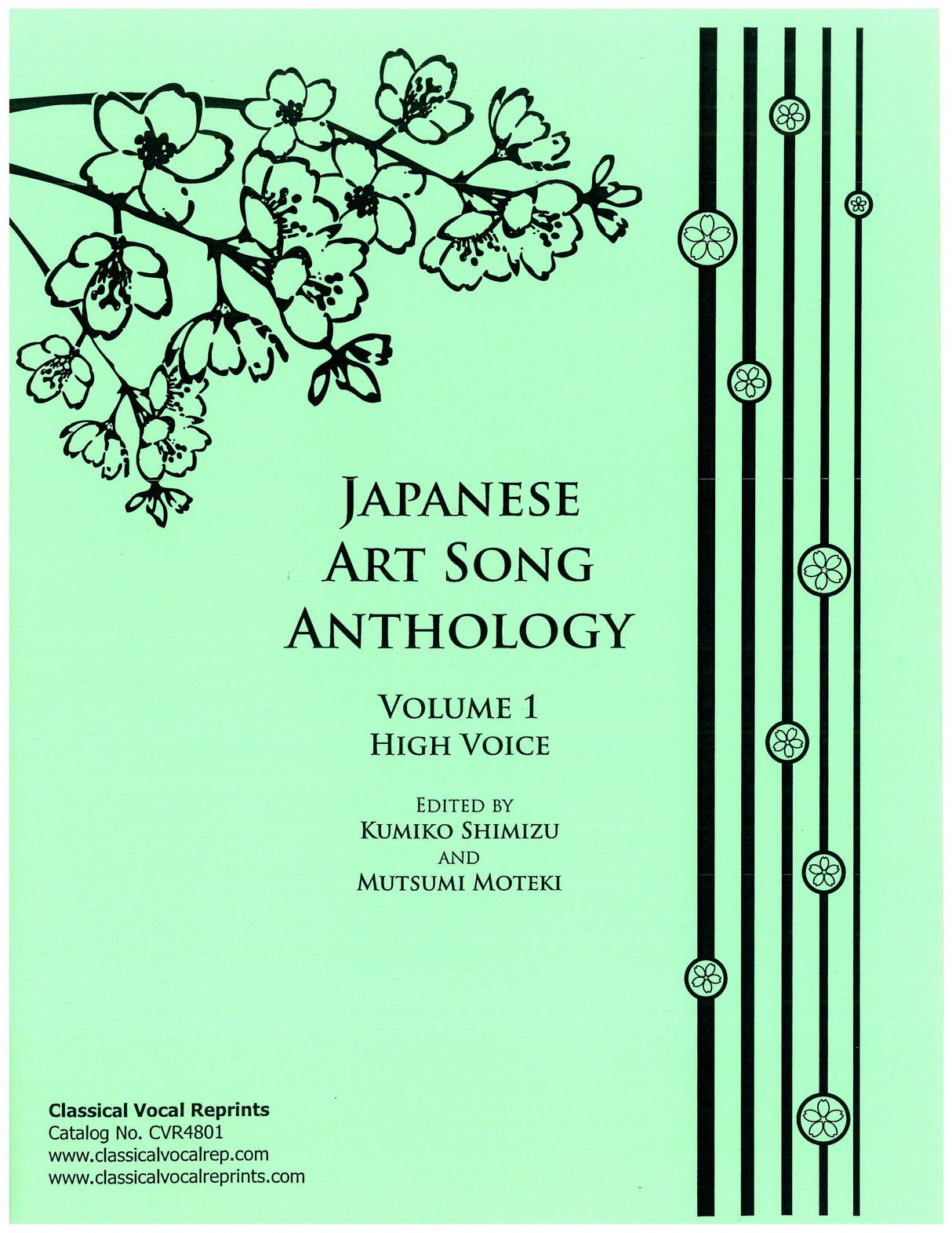 Japanese Art Song Anthology - Volume 1