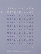 Bartók: Mikrokosmos - Volume 1