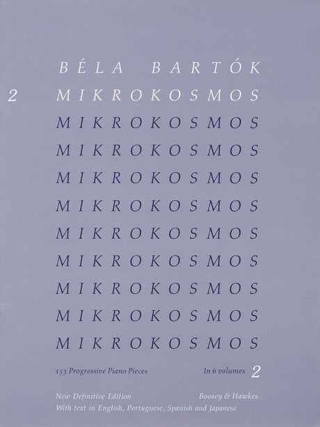 Bartók: Mikrokosmos - Volume 2