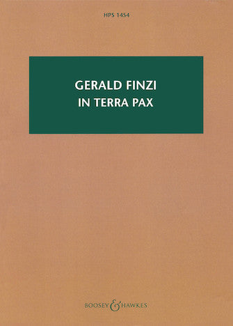 Finzi: In Terra Pax, Op. 39