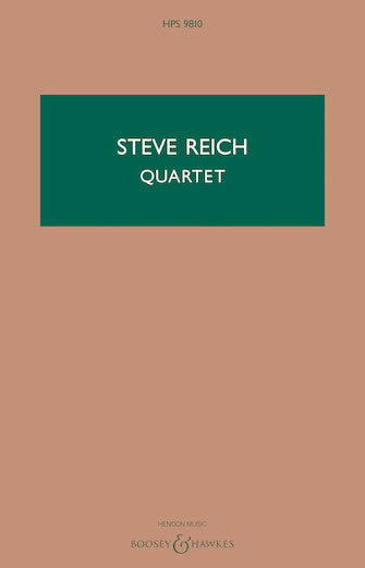 Reich: Quartet for 2 Vibraphones and 2 Pianos