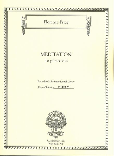 Price: Meditation