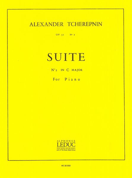 Tcherepnin: Suite No. 2 in C Major, Op. 51, No. 2