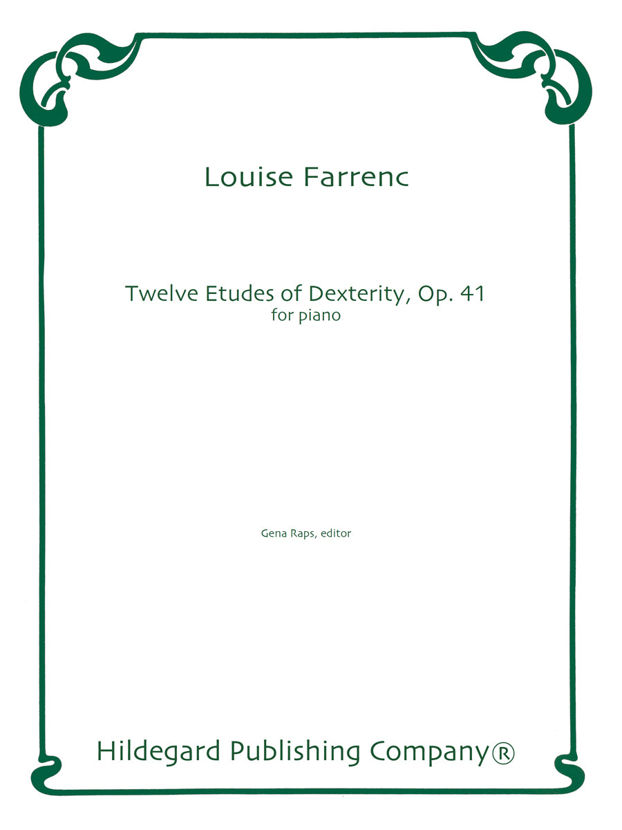 Farrenc: 12 Etudes of Dexterity, Op. 41