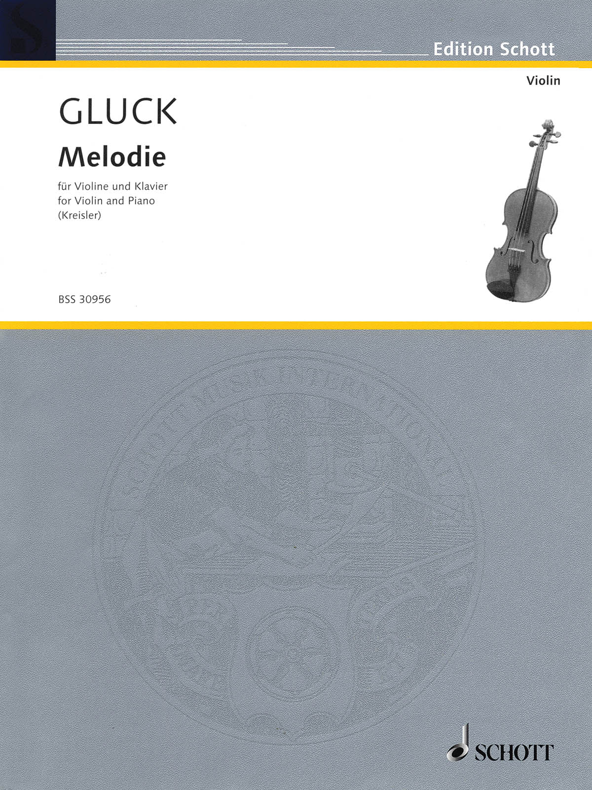 Gluck: Melodie (arr. for violin & piano)