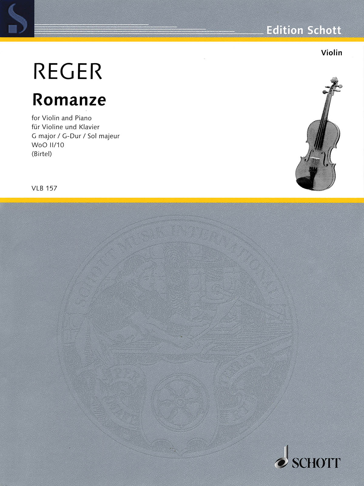 Reger: Romance in G Major, WoO II/10