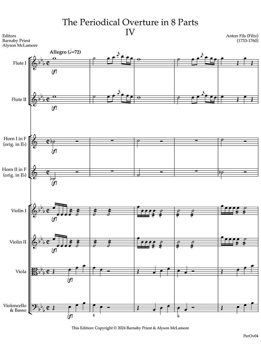 Fils: The Periodical Overture in 8 Parts No. 4