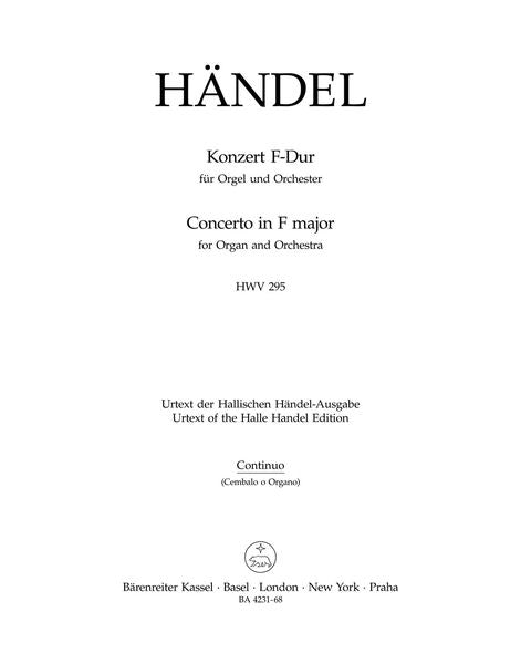 Handel: Organ Concerto No. 13 in F Major, HWV 295