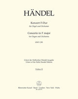 Handel: Organ Concerto No. 13 in F Major, HWV 295