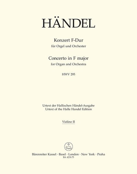 Handel: Organ Concerto No. 13 in F Major, HWV 295