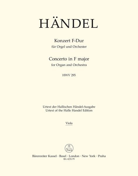 Handel: Organ Concerto No. 13 in F Major, HWV 295