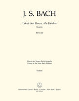 Bach: Lobet den Herrn, alle Heiden, BWV 230