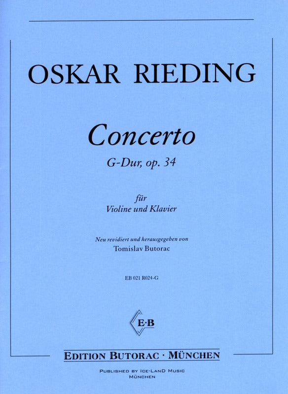 Rieding: Violin Concerto in G Major, Op. 34