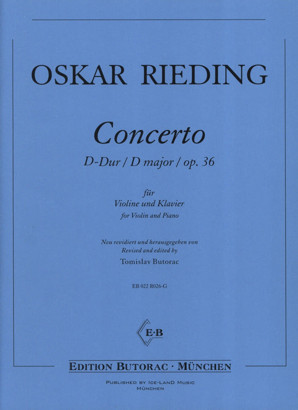 Rieding: Violin Concerto in D Major, Op. 36