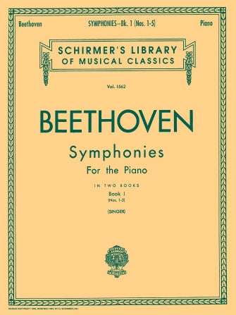 Beethoven: Symphonies (arr. for piano) – Book 1