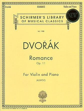 Dvořák: Romance, Op. 11 (Version for Violin & Piano)