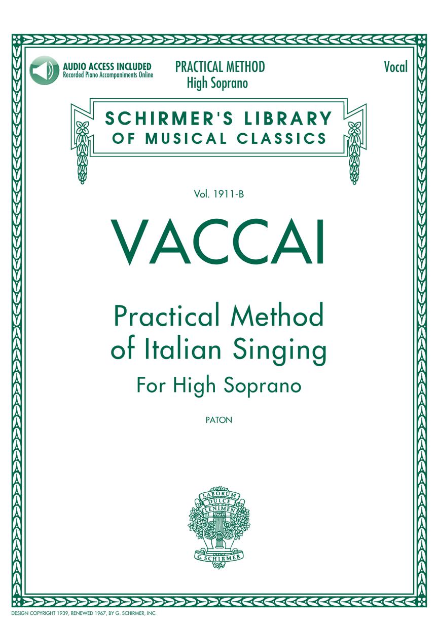 Vaccai: Practical Method of Italian Singing