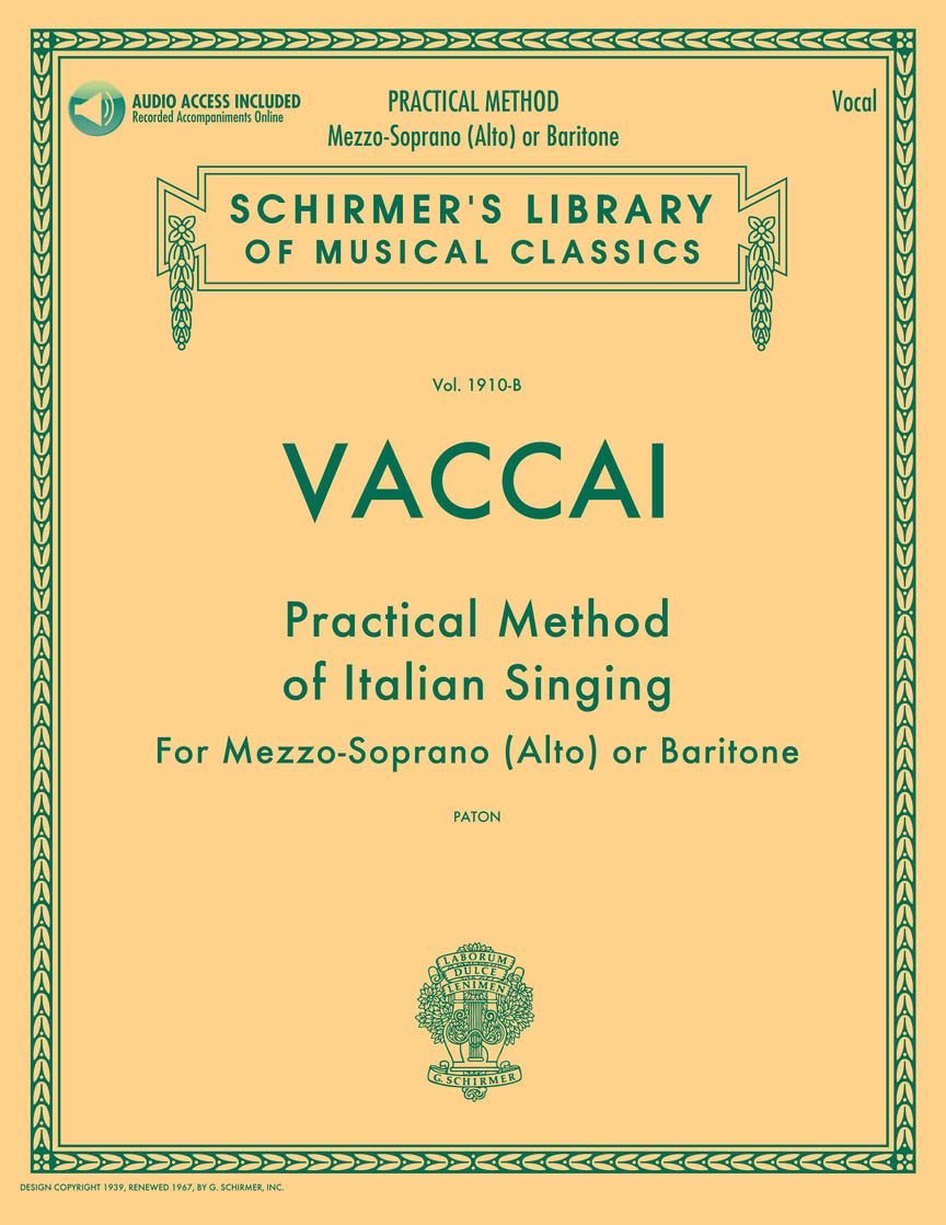 Vaccai: Practical Method of Italian Singing