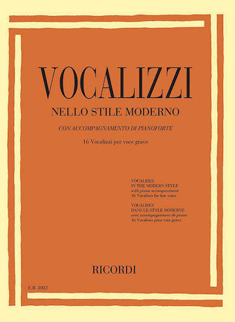 Vocalises in the Modern Style