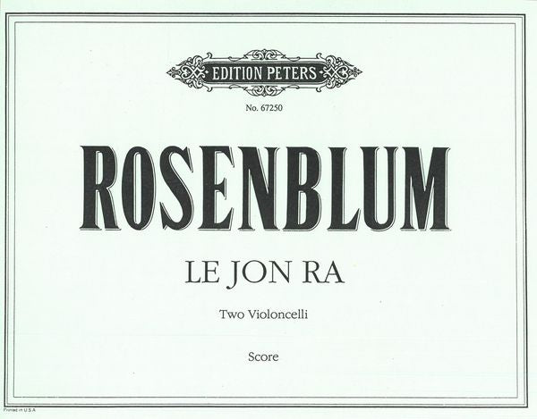 Rosenblum: Le Jon Ra