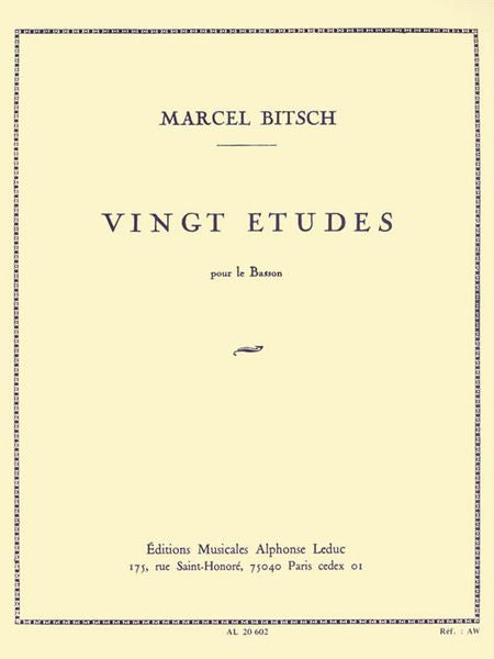 Bitsch: 20 Etudes for Bassoon